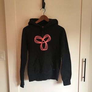 TNA Black and Pink Logo Sweatshirt